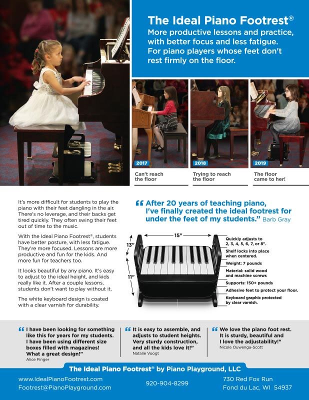 The Ideal Piano Footrest Checkout